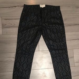 NWOT Current Elliot Brocade Jeans